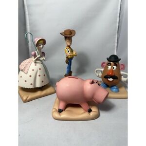 WDCC Toy Story Figurines Woody, Bo Peep, Hamm, Potato Head With Boxes & COA's
